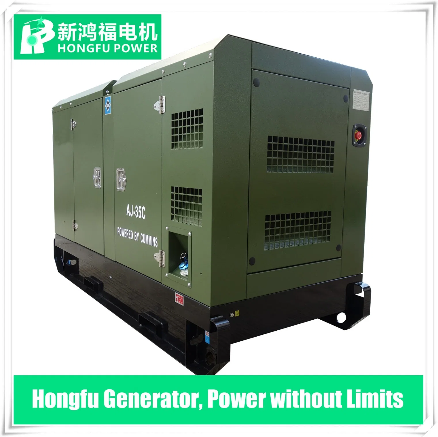 Portable Cummins Diesel Engine 4b3.9-G1 Power 25 kVA Generator Price