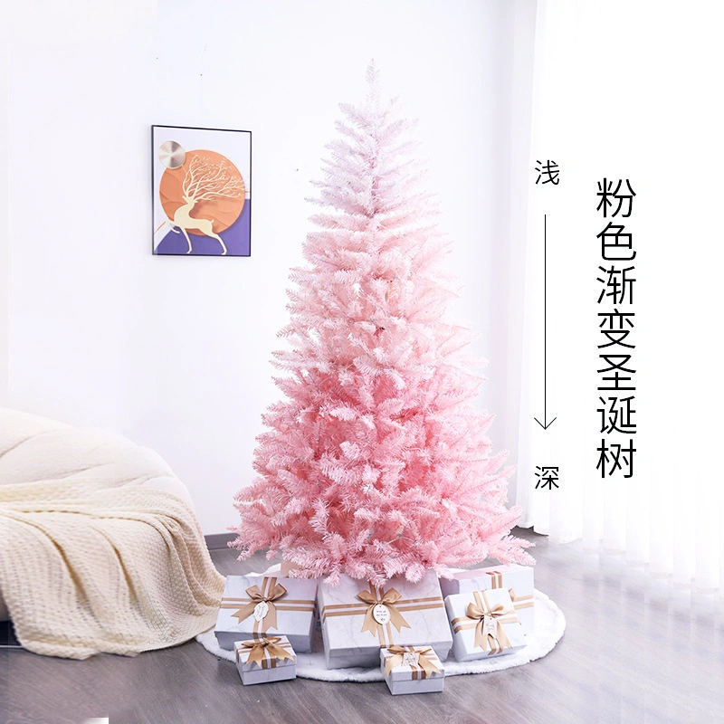 Pink Gradient Large Simulation of High-End Christmas Tree 1.5-2 Meters