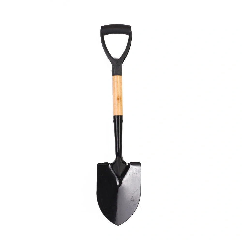 Small Garden Shovel Plastic D-Handle Round Point Mini Shovel Kids Shovel Digging Tool Esg12065