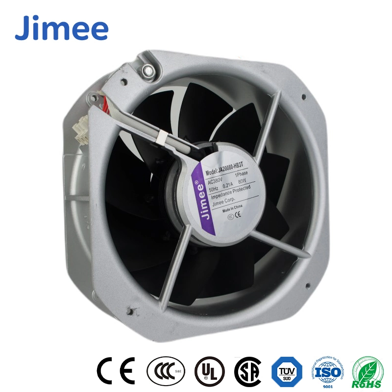 Jimee DC Axial Compact Fan China AC Axial Fan Hersteller Metallklinge Material Lüftungsventilator 12cm Kühlventilatoren Axiale Decke Lüfter Abluftventilator Axialgebläse