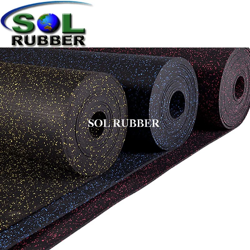 Cost-Effective and Long-Lasting Fitness Rubber Roll Gym Flooring