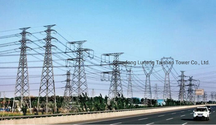 Factory Customized 400kv Transmission Line Towers with Hot-DIP Galvanization