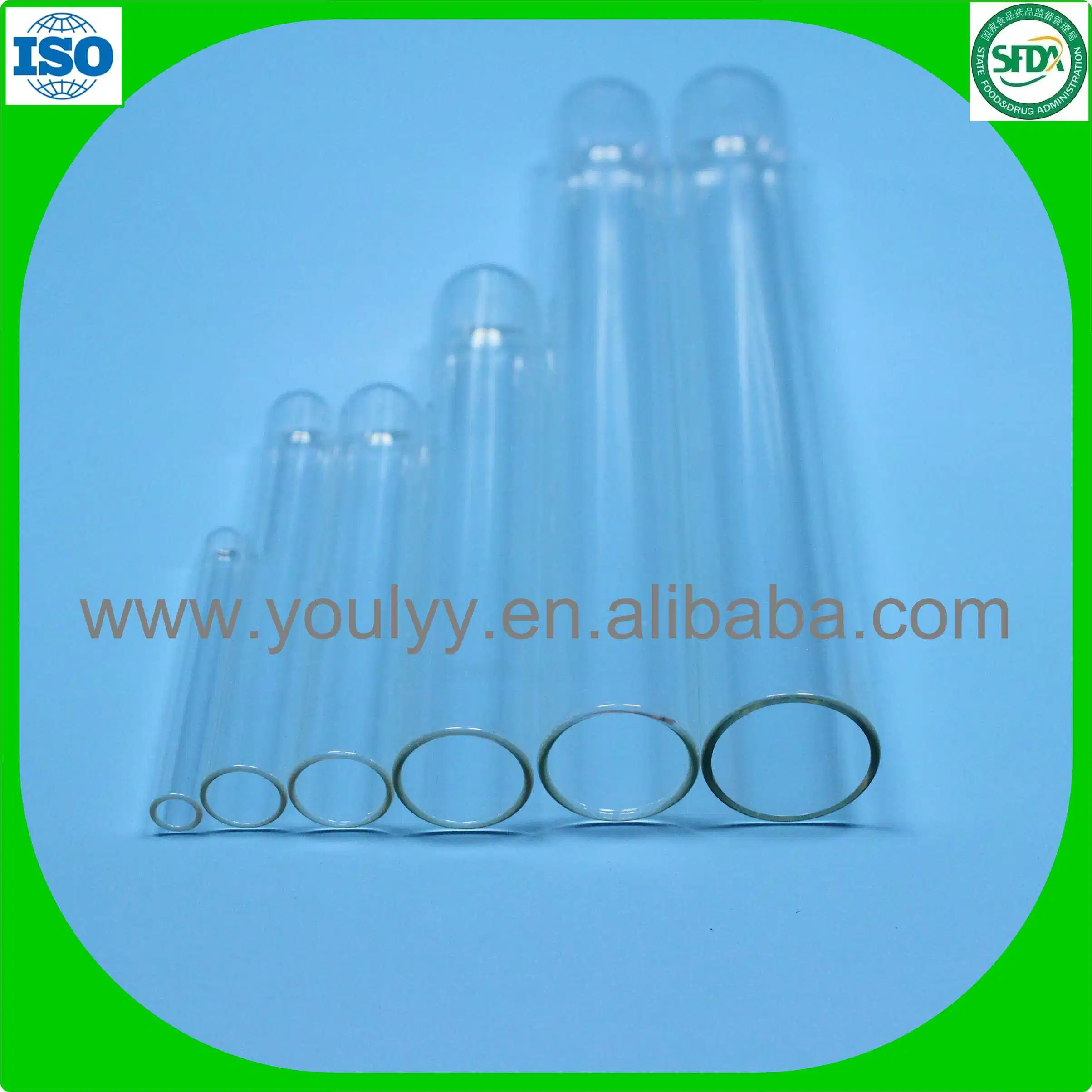 Transparent Laboratory Test Tube