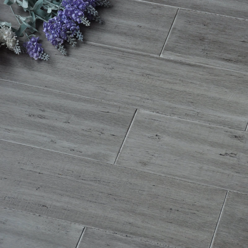 Grey Stained Strand Woven Solid Flooring Cheap Prices Bamboo Flooring