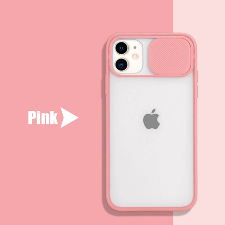 Slide Camera Cover Phone Case Shockproof TPU Protect Mobile Phone Accessories for iPhone 11/iPhone 11 PRO/iPhone 11 PRO Max Case