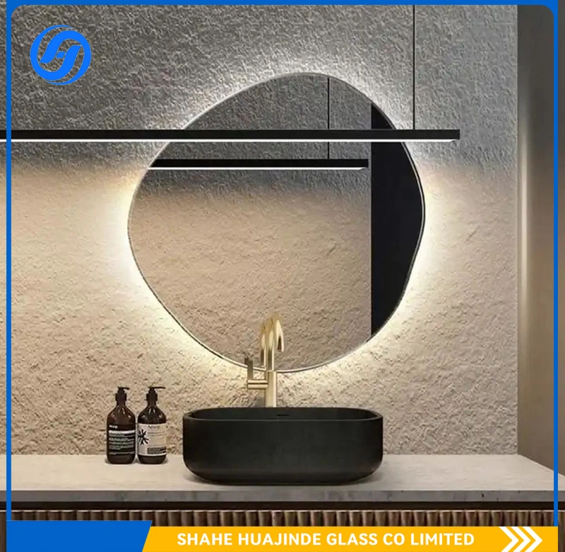 Decor Bathroom Wall Mounted Circle LED Backlit Mirror for Hotel
