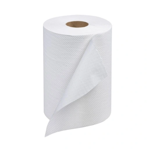 Serviette en papier commercial Ulive Ultra absorbant à rouleau vierge 1 pli