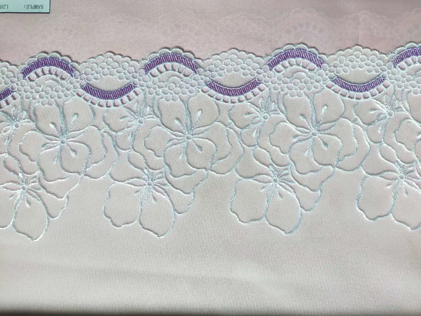 Embroidery Lace Fabric for Decoration Dress Lingerie or Bra for Ladies