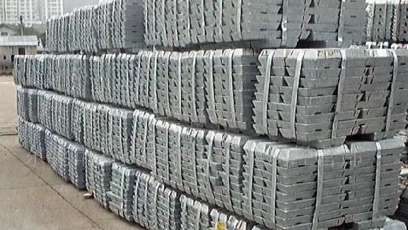 Los proveedores chinos de lingotes de zinc de alta calidad al por mayor de 99,995%