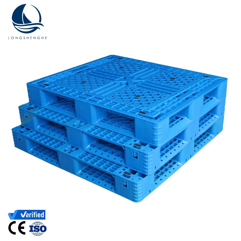 Palés de plástico de HDPE de altas prestaciones Longshenghe de 1200 x 1000