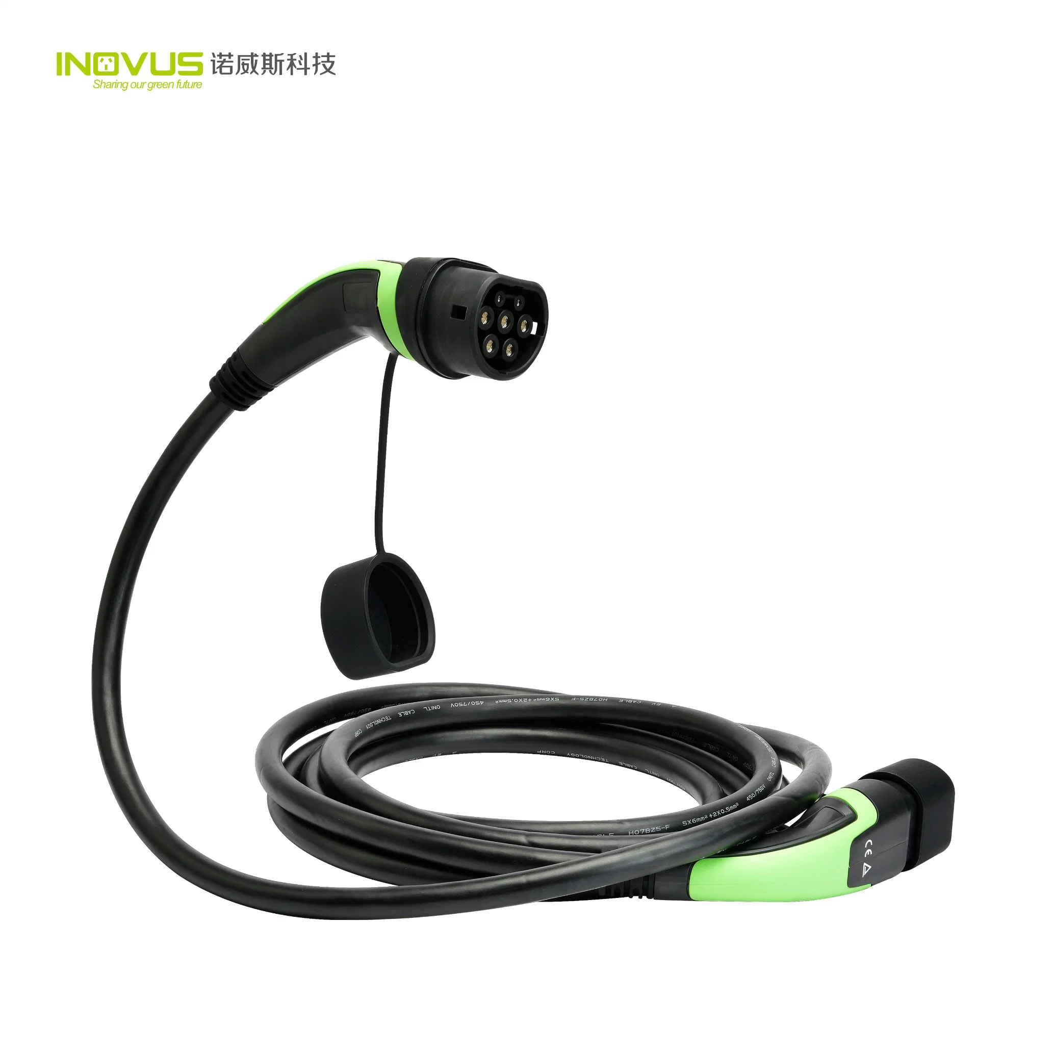 Electric Vehicle Charging Cable 32A 3phase Type 2 Famale Plug