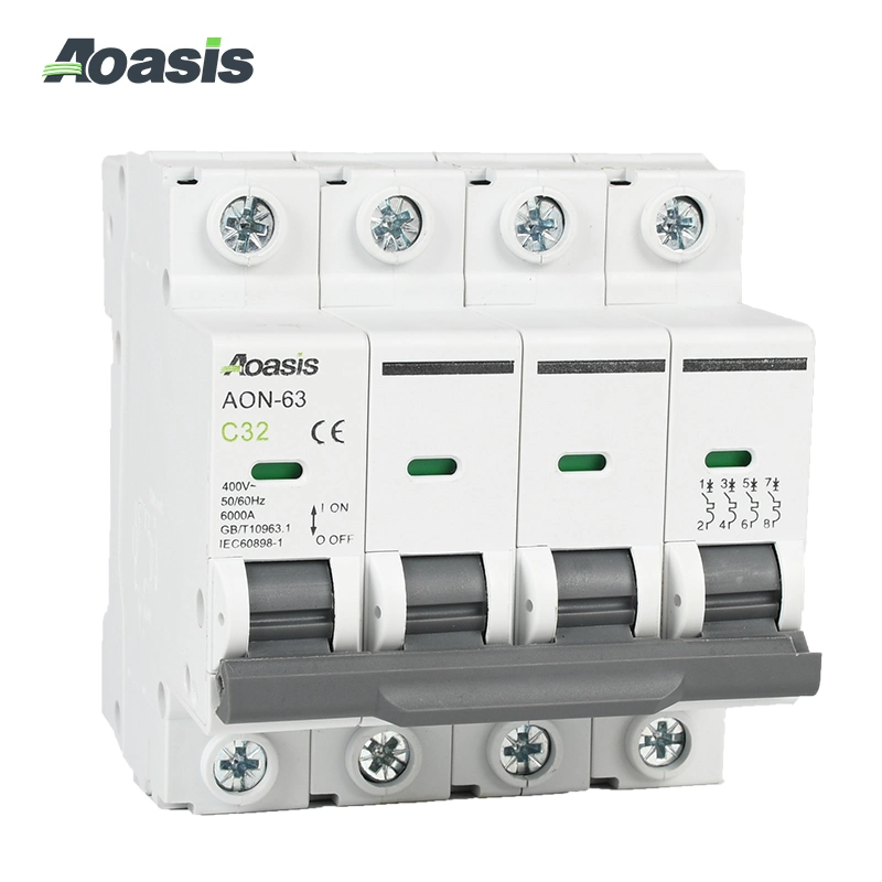 on Sale Aoasis Aon-63 Dz47-63 4p 2A-63A C63 MCB Breaker