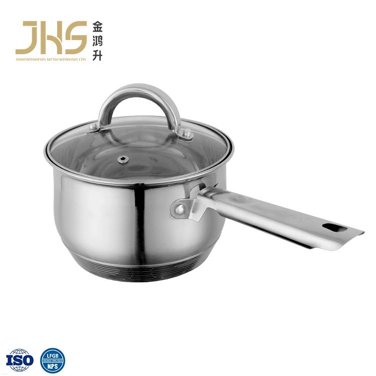 Inducción de 15 uds. de Acero Inoxidable utensilios de cocina ollas y sartenes 0,5mm Cooker no stick utensilios de cocina con leche de bote