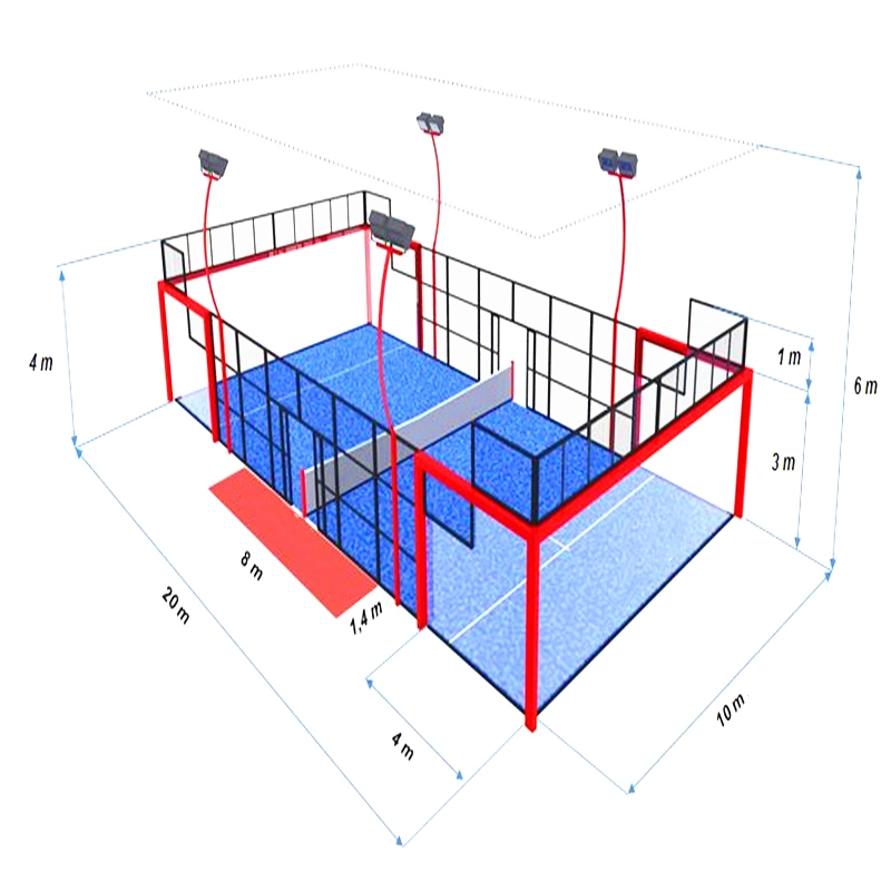 New Complete Set Outdoor Padel Court Supplier with Best Price