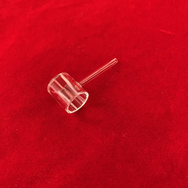 Instrumental de laboratorio cubeta de vidrio de cuarzo 1ml 2ml Micro sílice fusible Celda de flujo