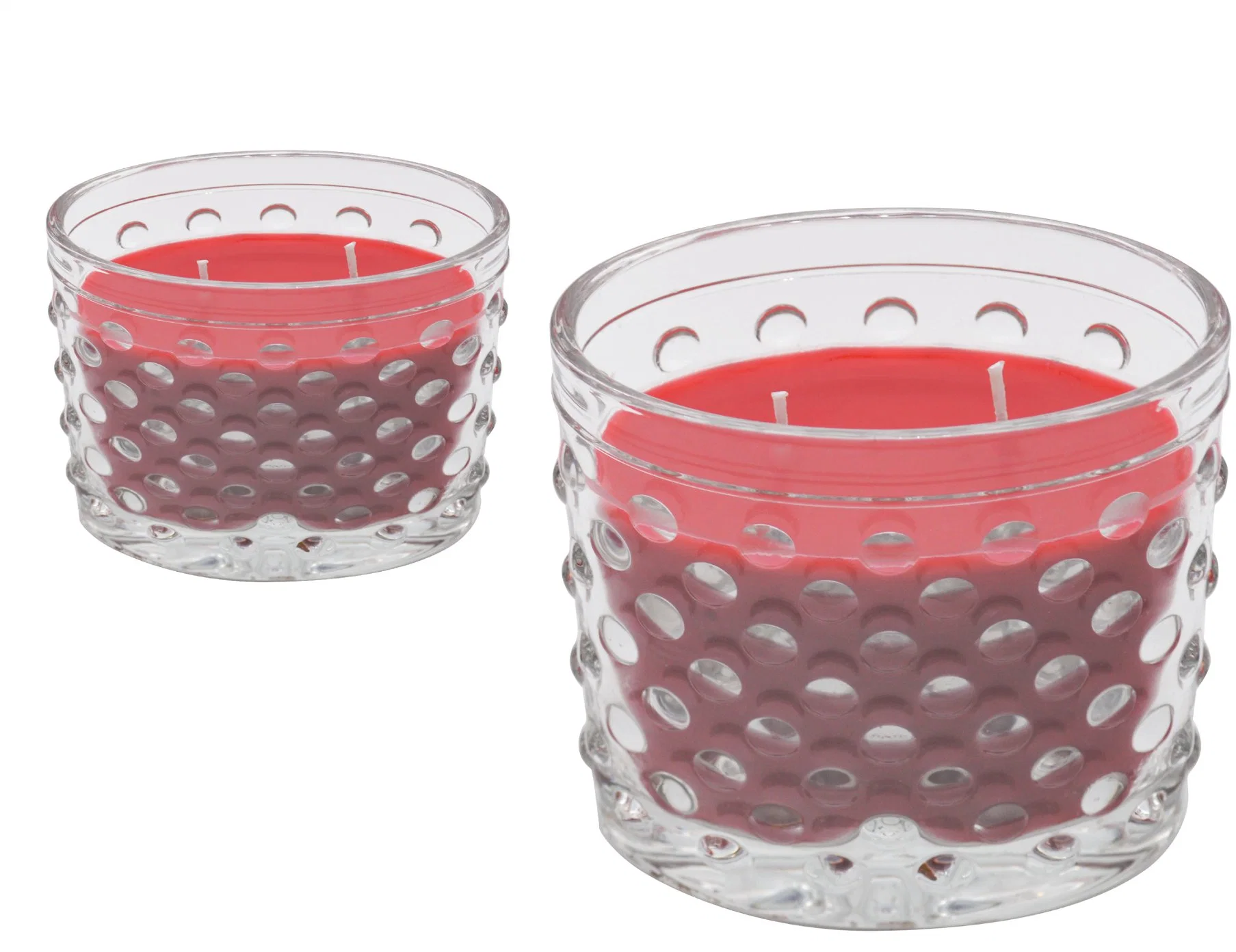 Elegant Cylindrical Aroma Candle Cup Delicate DOT Shape Fragrance Scented Candles