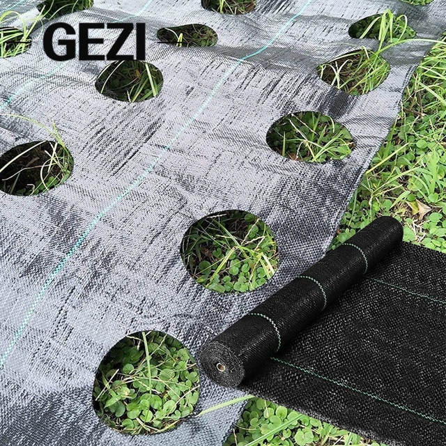 Black PP 100GSM Weed Mat to Stop Grass Growing