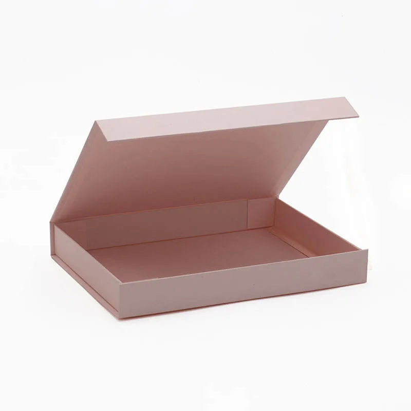 Thin Flat T-Shirt Gift Box Pink with Customized Design