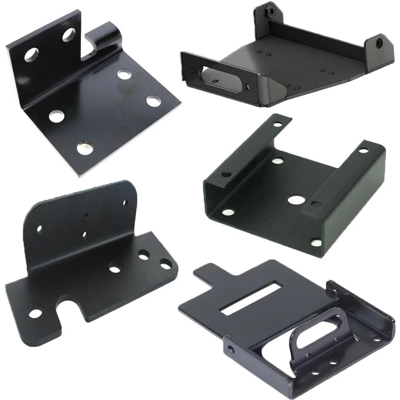 Custom Sheet Metal Parts Welding Fabrication Service with Black Powder Coated