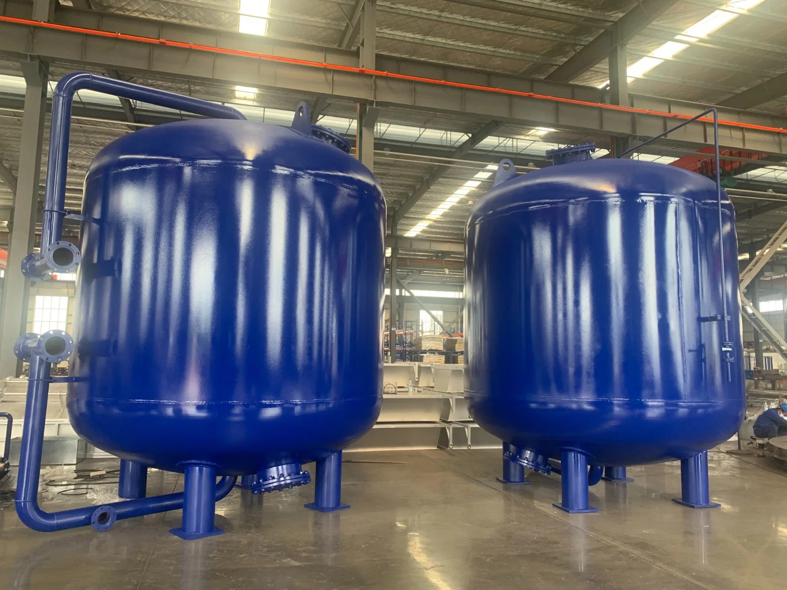 Industrial Multiple Units Sand Filter Machine for Water Treatment