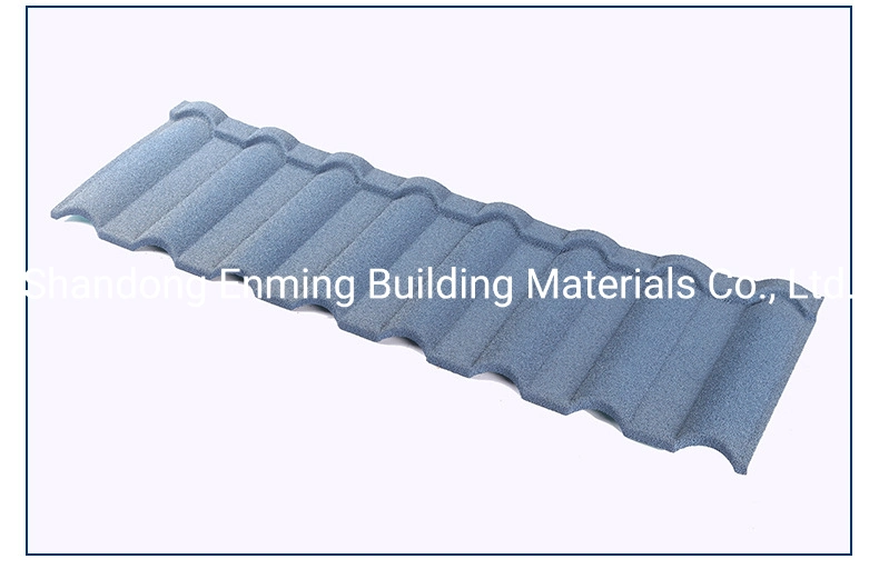 Classic/Bond/Milan/Shingle/Roman/Wood Type Stone Coated Metal Roof Tile Building Construction Material