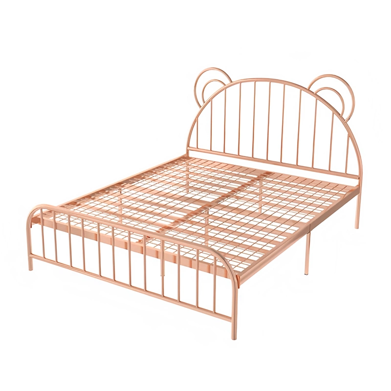 Children's Room Cute Princess Style Metal Bed