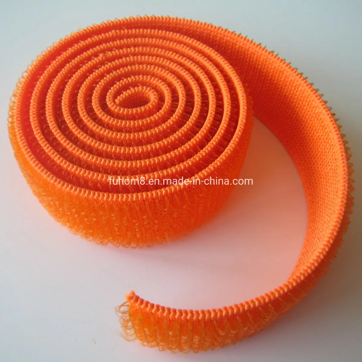 Factory Customized Colorful Resistant Soft Un-Napped Elastic Loop Tape