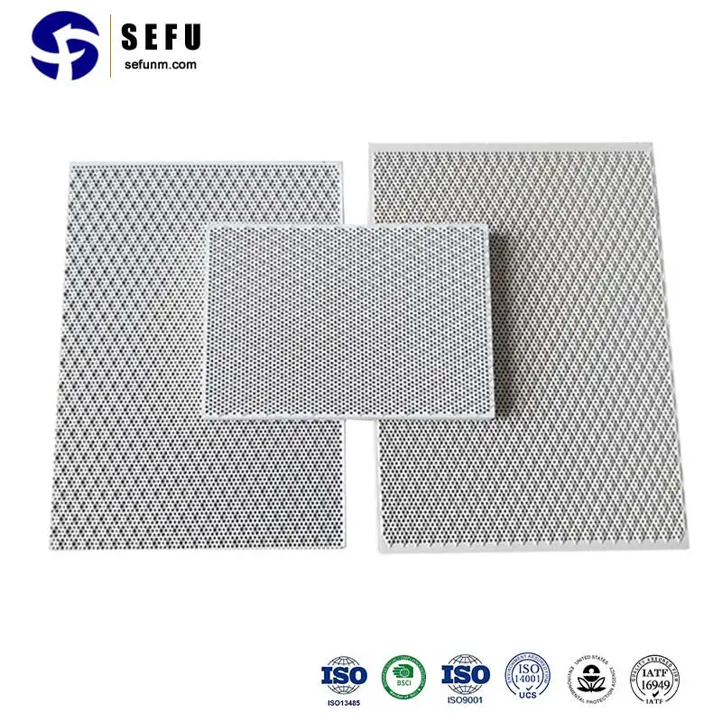 Porous Ceramics Factory Refractory Square Infrared IR Honeycomb Burner Plate for Gas Stove/Heater/Furnace