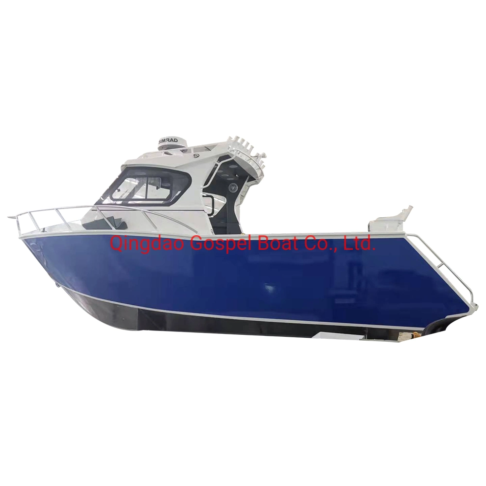 Gospel Boat 7,5m Aluminium Angeln Ruderboot Patrol Commercial Boat Zum Verkauf