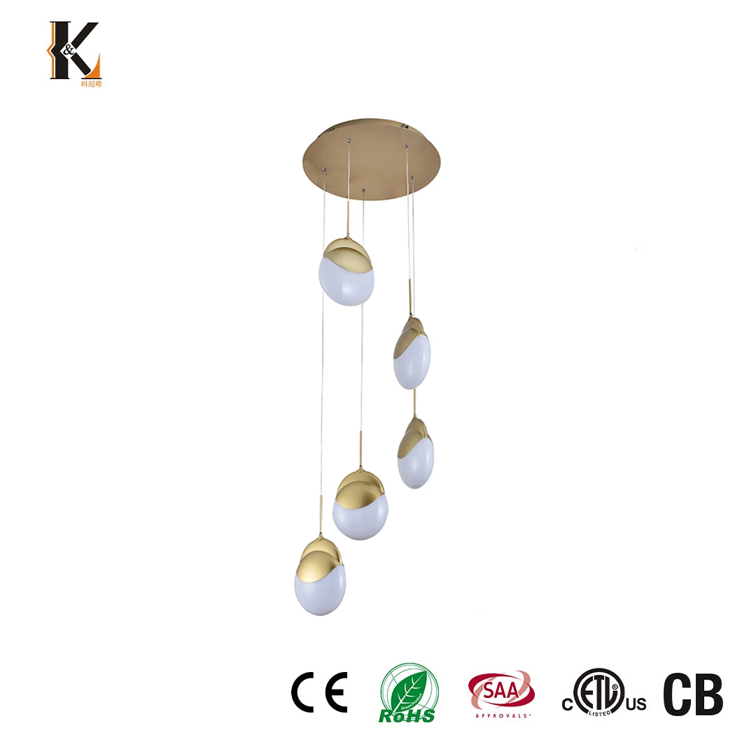 Cheap Glass Pendant Lighting China High-Quality Home Interior LED Customized Glass Chandelier for Home