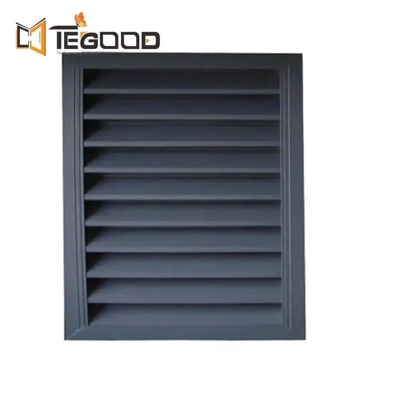 Louver Roof Motorized Blades Aluminum Louver Window Shutter for Apartment and Hotel