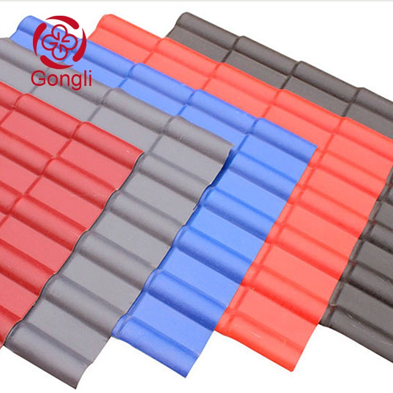 Fournisseur durable couleur usine stable couleur durable ASA / UPVC toiture Tôle principale Ridge des accessoires de carrelage