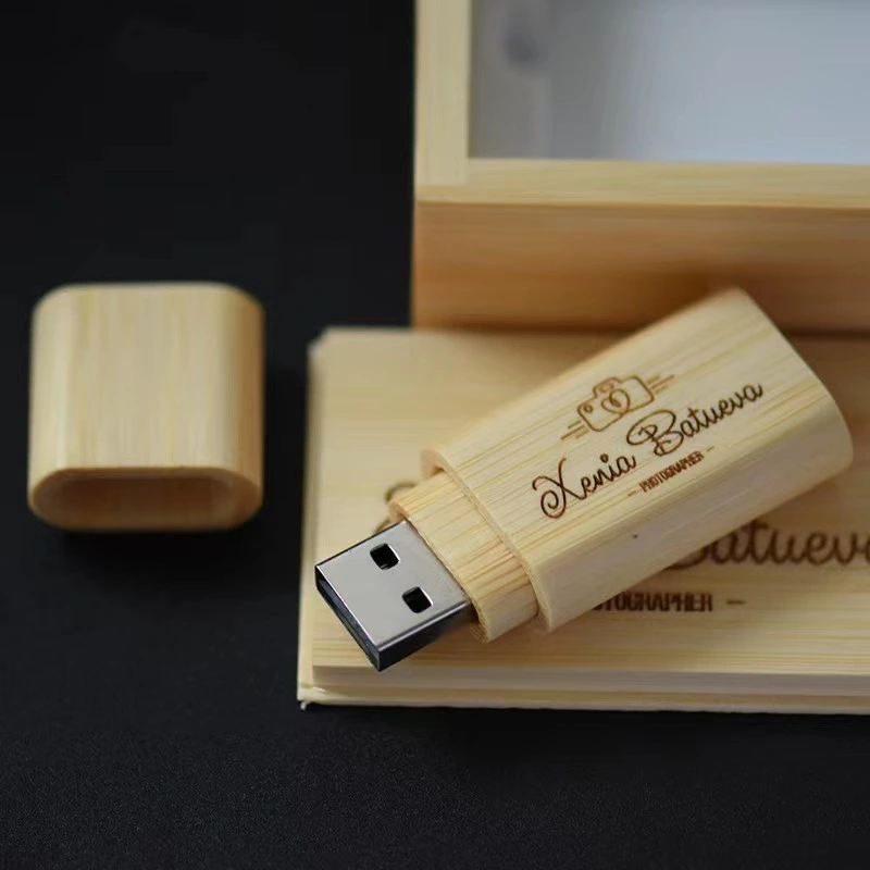 Customized Bamboo USB Stick Flash Drive Wooden USB for Business Promotion