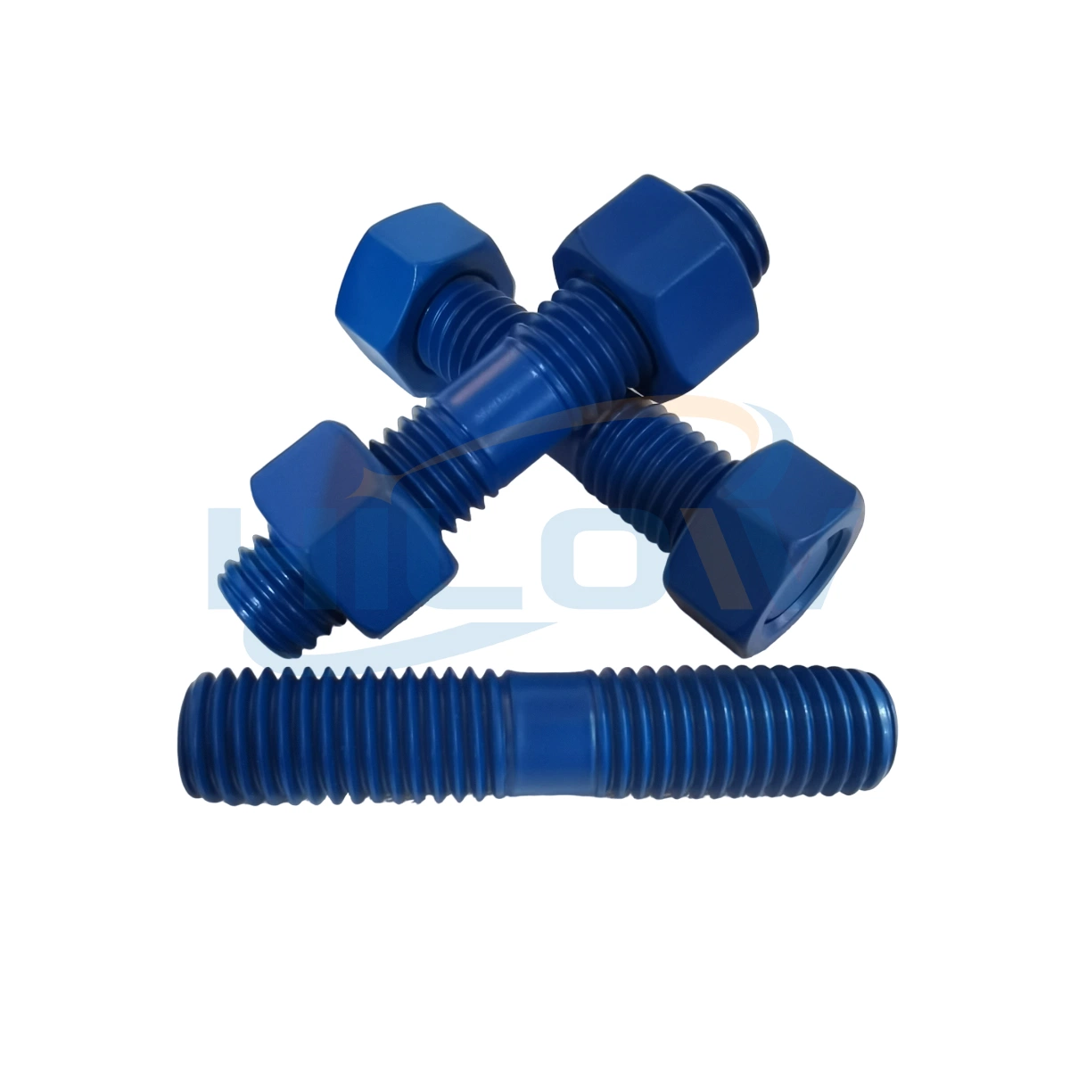 ASTM A193 B7 40CrMoA PTFE/Tef Coated Hex Nut Threaded Rod Stud