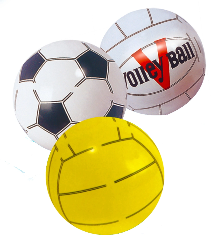 Ballon de sport gonflable ballon de basket-ball de plage de football de taille différente