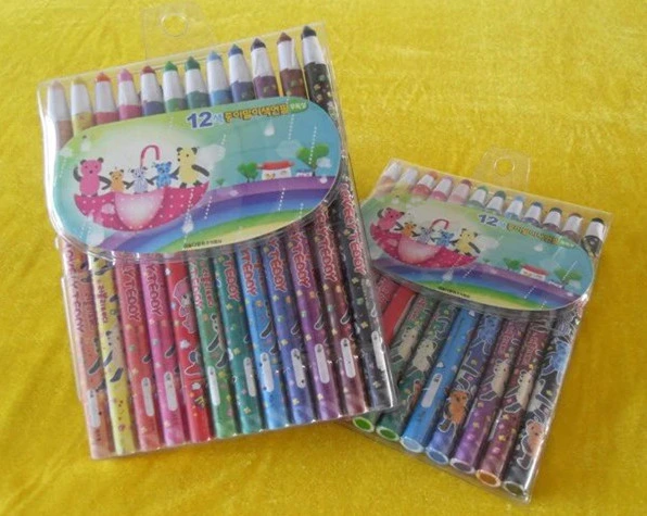 Multicolor Crayon Painting Pencil Set for School Kids