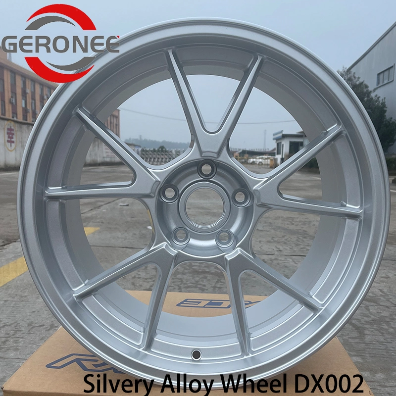 New Design Flow Formed Forming Alloy Wheels Aluminium Magnesium Rim Black 15*6.5 15X6.5 Et 30 Multi Spokes PCD 8*100*114.3 CB 67.1