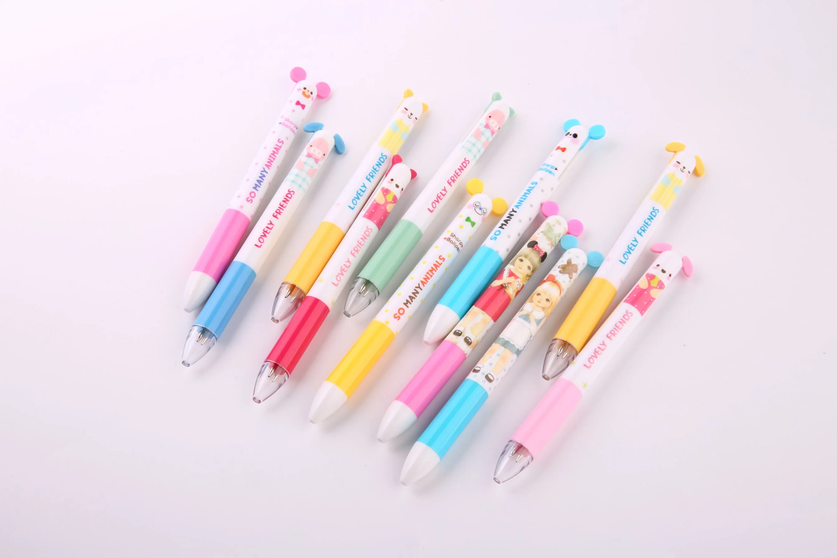 Manufactory OEM Plastic Ball Pen Mechanical Pencil for Student Use 0.5mm 0.7mm