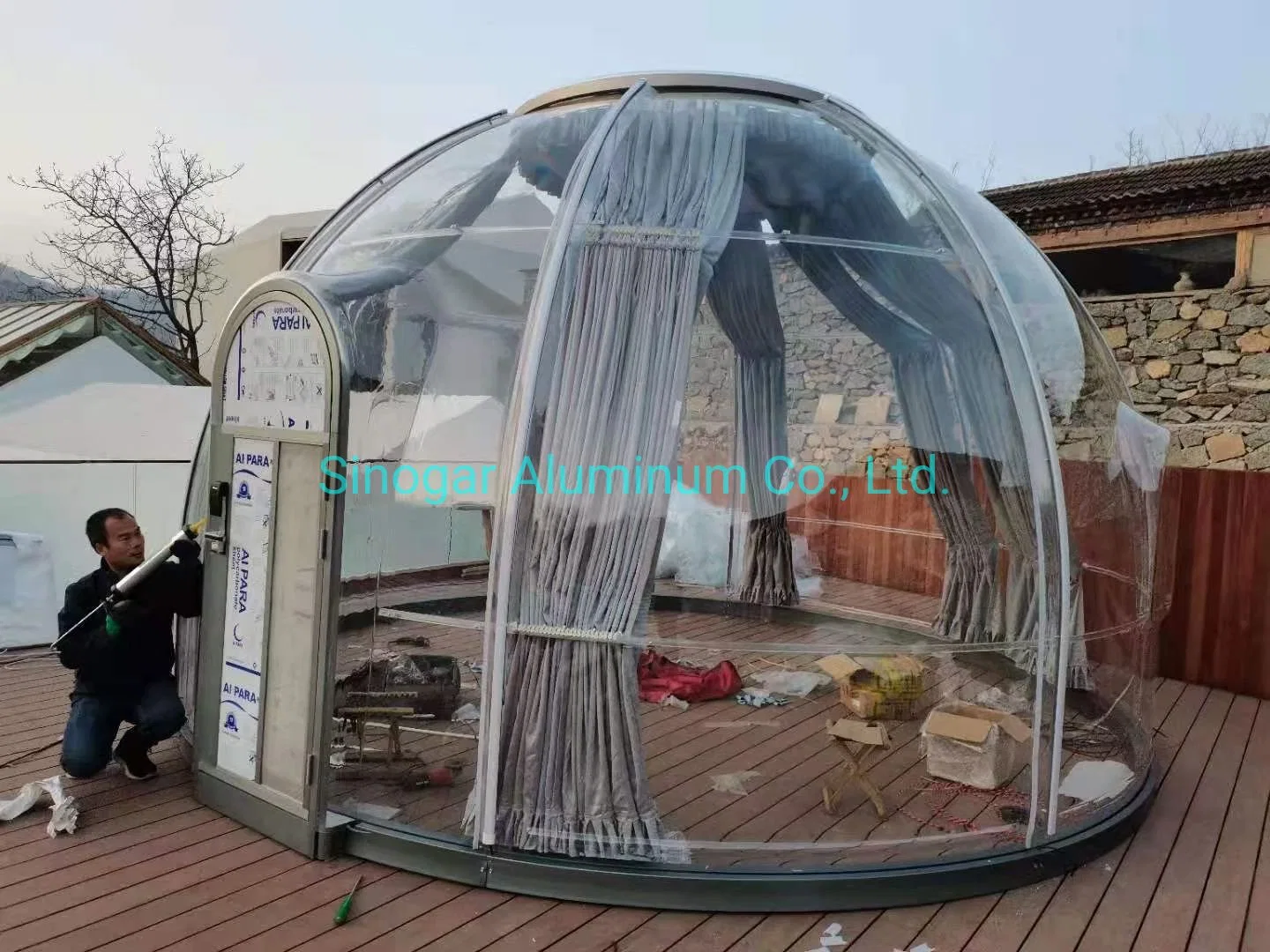 Modular Prefab House Transparent Camp/ Diner Room/ Outdoor Waterproof House/ Food Restaurant