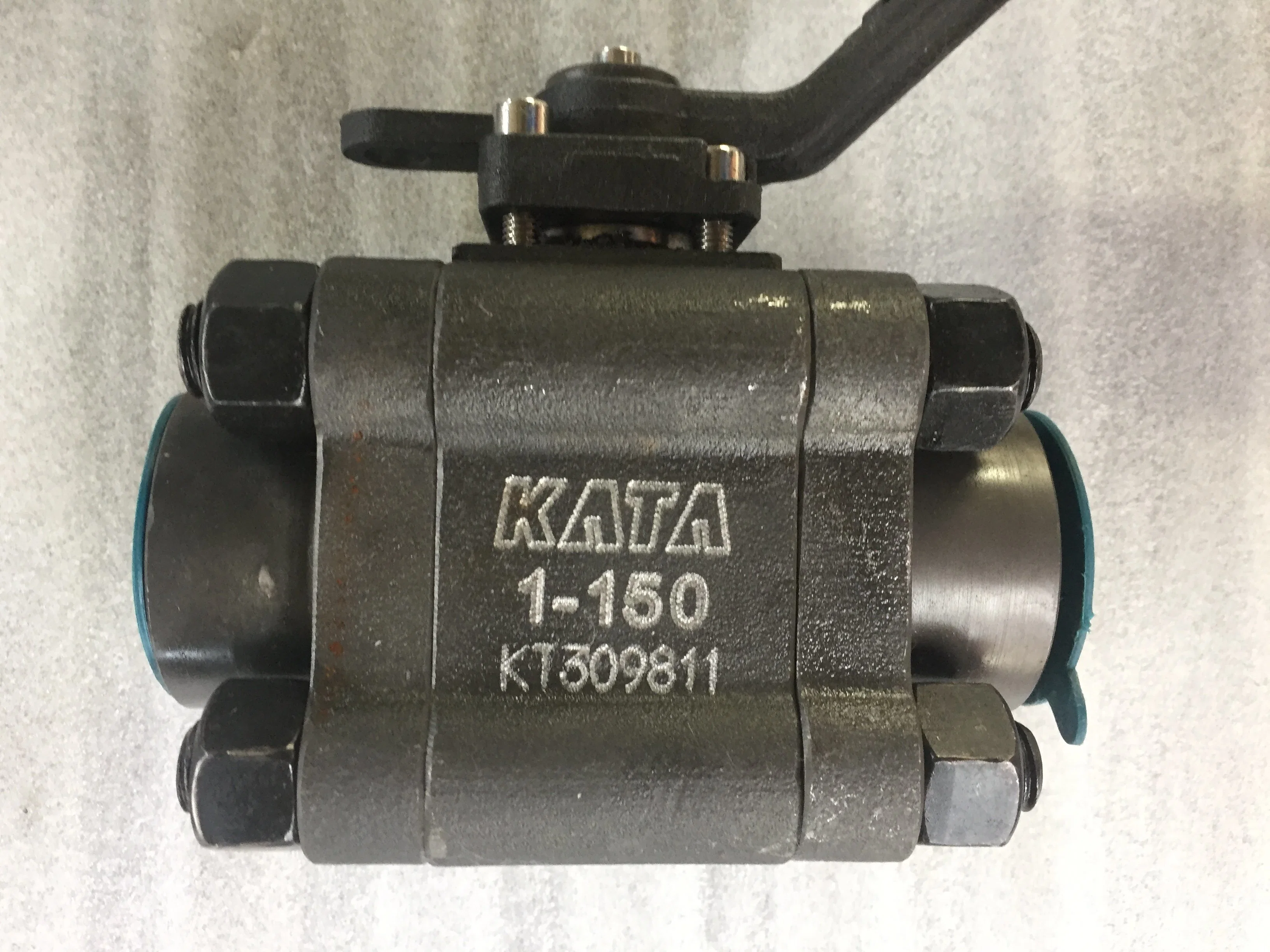 NPT Threaded 3 Piece Ball Valve F304 Class 800 1 Inch