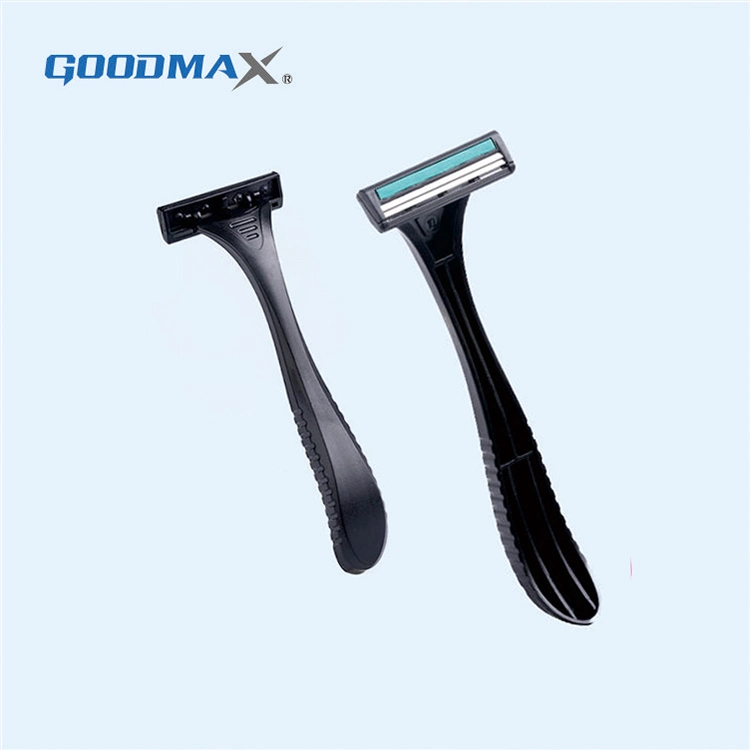 Hot Items Twin Blade Razor with Lubricant Strip and Short Handle