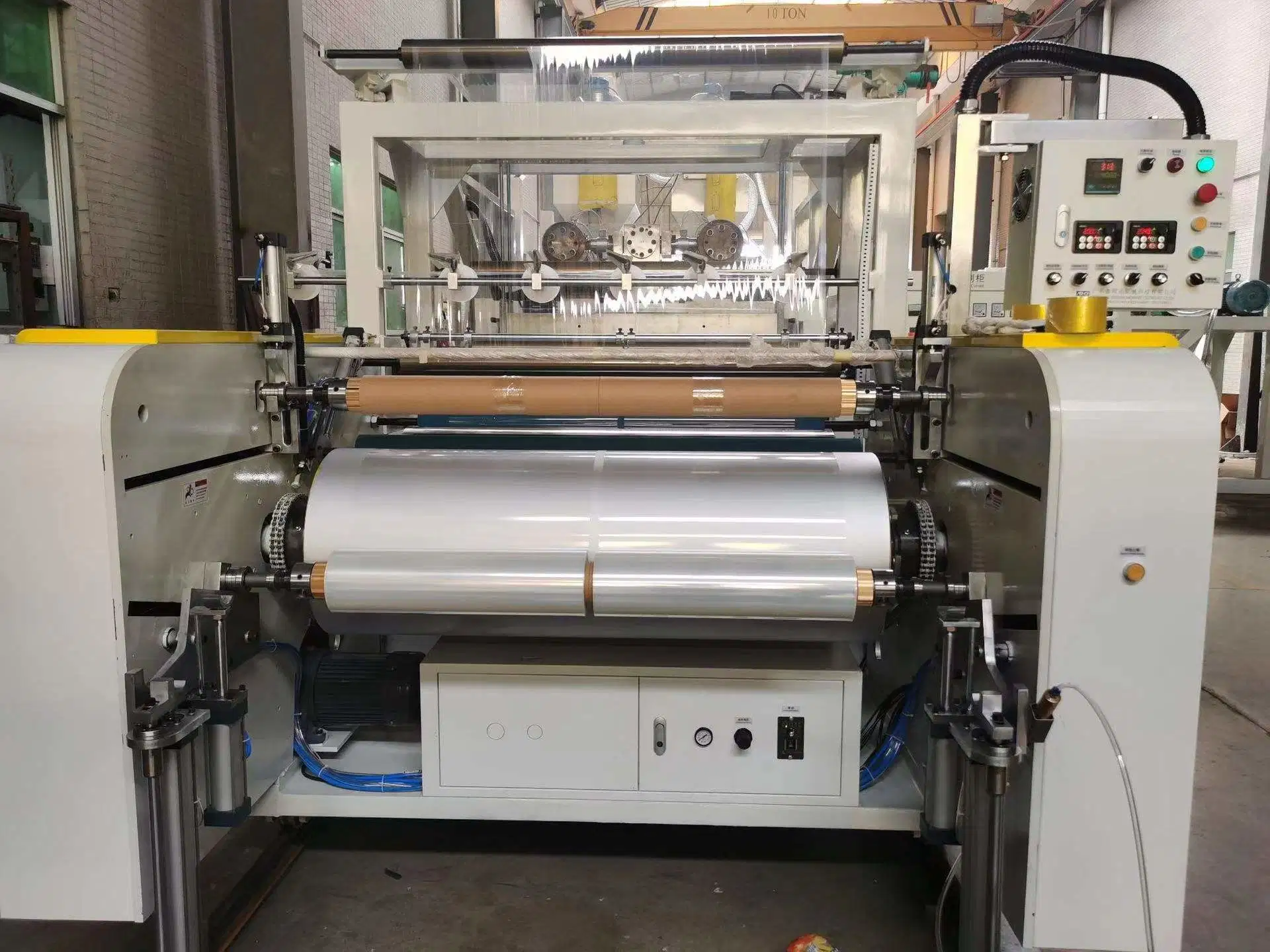 Production of Winding Film, Cling Film, Stretch Film, Grass Film and Other New Automatic High-Speed Energy-Saving Winding Film Units