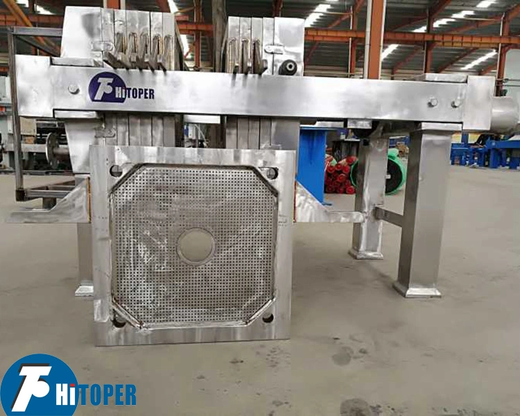 Chemical / Food Use Stainless Steel Coated Small Water Treatment Filtration Use Filter Press