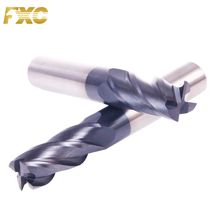 4 Flute HRC50 Solid Carbide End Mill Diamond Coating Cutting Tool