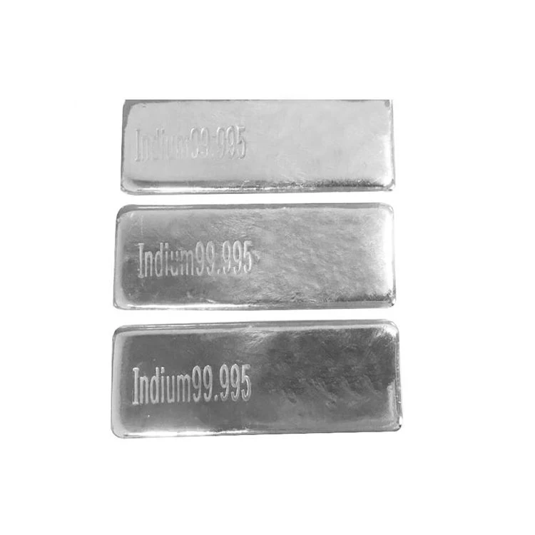 Precio apropiado 99% China Ore Solder Metal Indiumhigh Density Indium Aleación de estaño