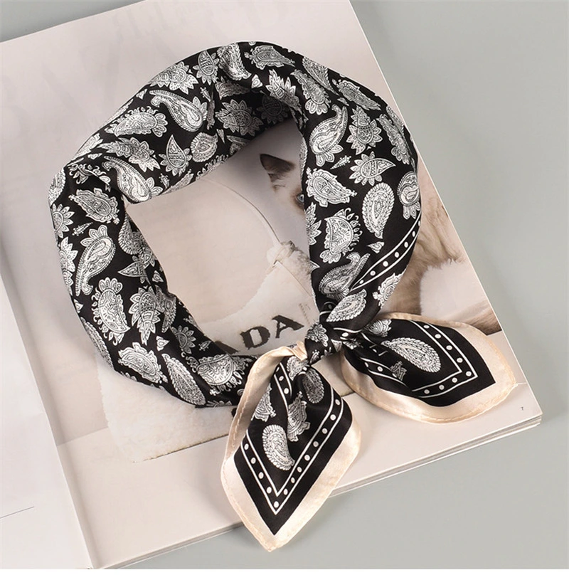 100 % soie Hot Sale petite écharpe Euramerican Paisley womens gift