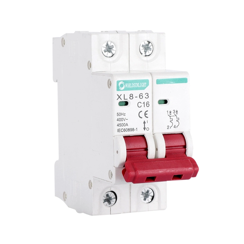 AC MCB 230/400V Electrical Mini Air Protection Overload Overvoltage Moulded Case Arc Fault Circuit Breaker