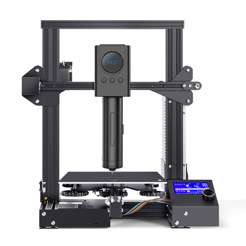 Venta directa de fábrica DIY negro para la impresora 3D alimentos impresora 3D de la máquina de impresión 3D