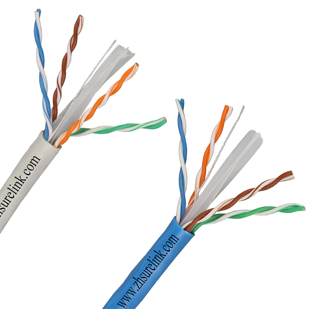 23AWG 4pair UTP CAT6 PVC/LSZH Jacket 1000FT Data LAN Cable Ethernet Telecommunication Cable Network UTP CAT6