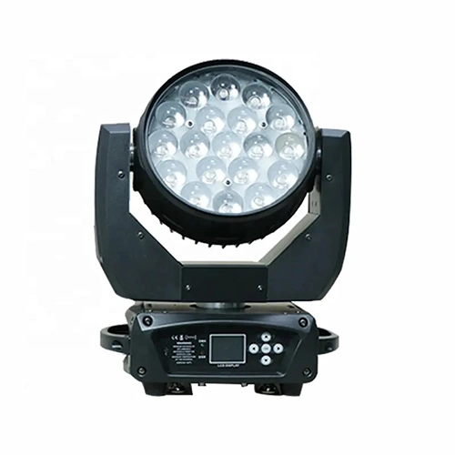 LED PAR19psc 15W LED RGBW Éclairage de scène à faisceau zoom lavage tête mobile pour DJ Bar Club